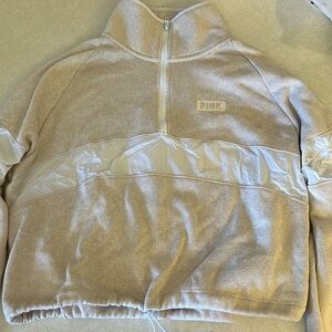 PINK drawstring Halfzip